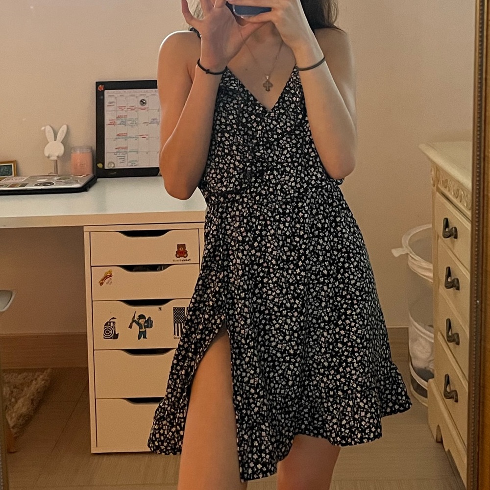 CUSTOM FLORAL SUMMER DRESS - Picture 1 of 2